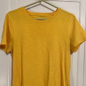 J. Crew Yellow Vintage Tee